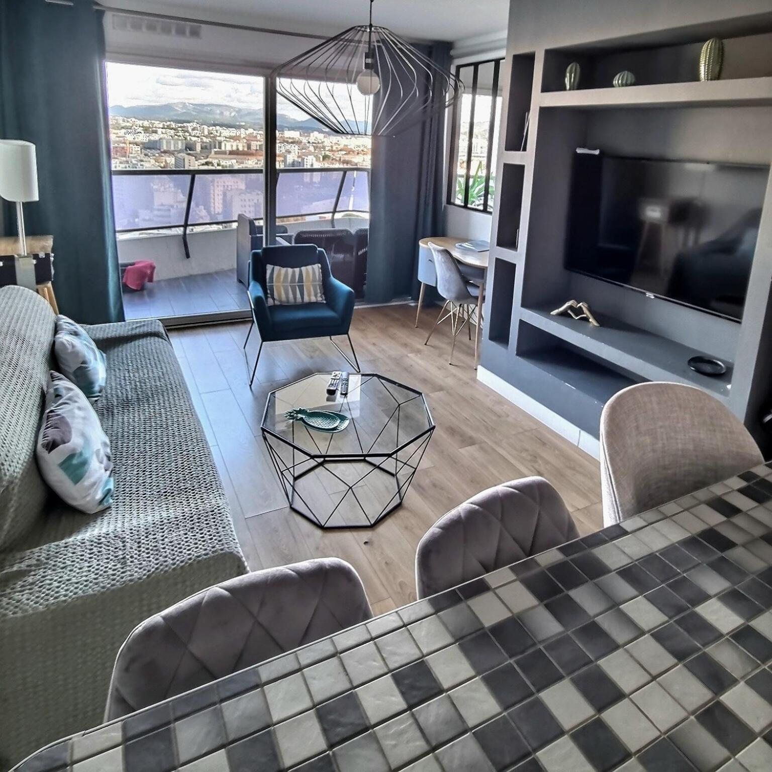 Appartement T2 Prado Chanot Plage Marsilia Exterior foto